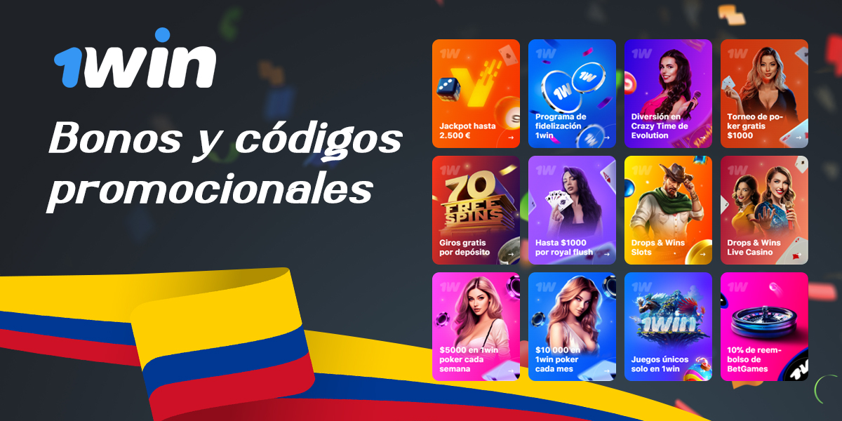 Promociones y bonos disponibles para los usuarios de 1Win Colombia
