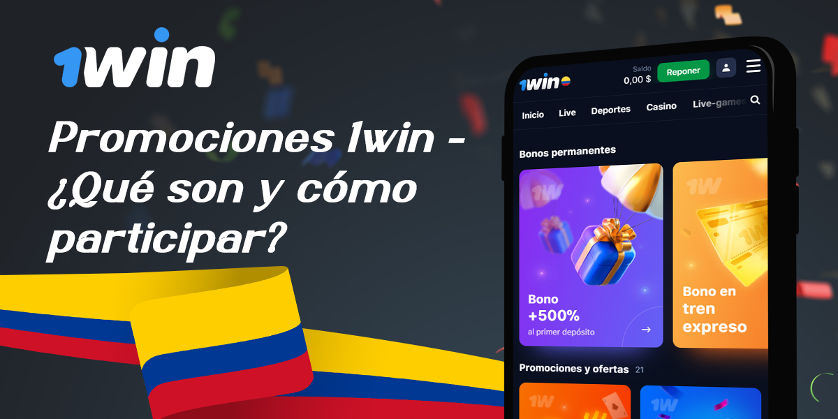 Cómo pueden conseguir y utilizar los bonos de la casa de apuestas los usuarios de 1win de Colombia
