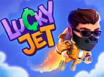 Logotipo del juego Lucky Jet del casino 1win Colombia