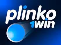 Logotipo del juego Plinko en el casino 1win Colombia