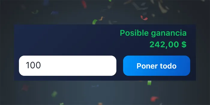 Importe de la apuesta deportiva 1win