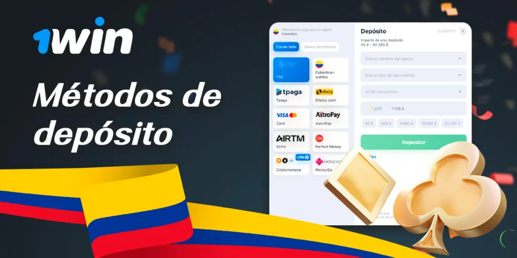 Formas de pago disponibles