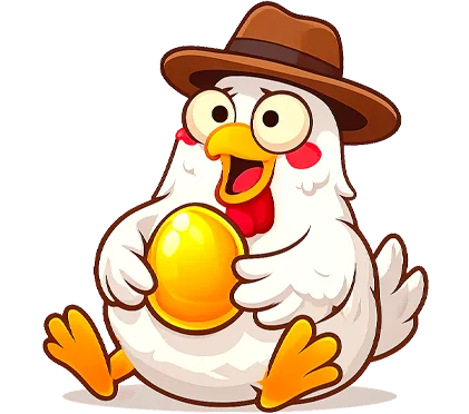 Logotipo del juego Chicken Run